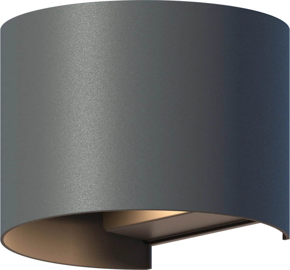 Calex wandlamp Verona antraciet 11,5 x 13,5 x 10 cm