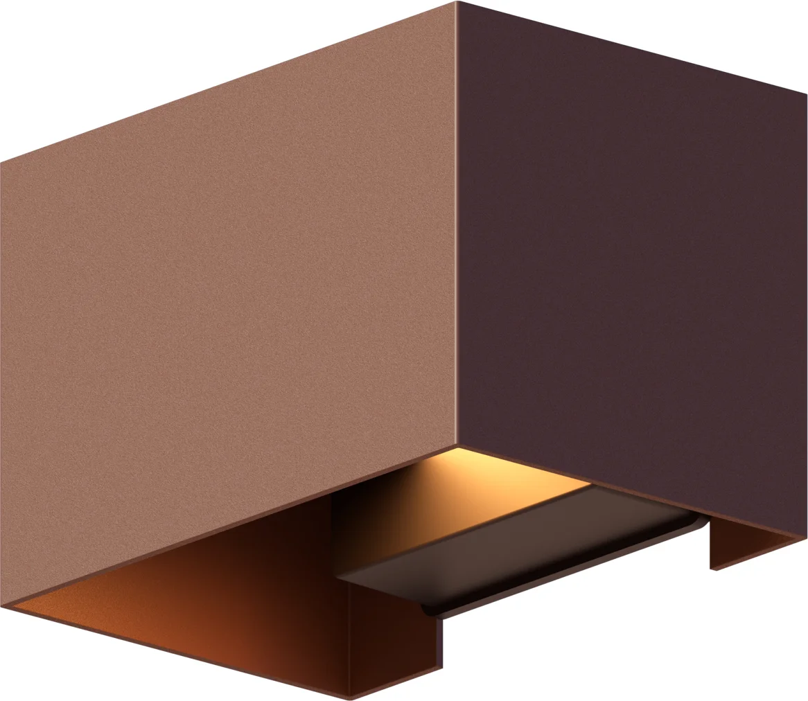 Calex wandlamp Venice roest 10 x 15 x 10 cm