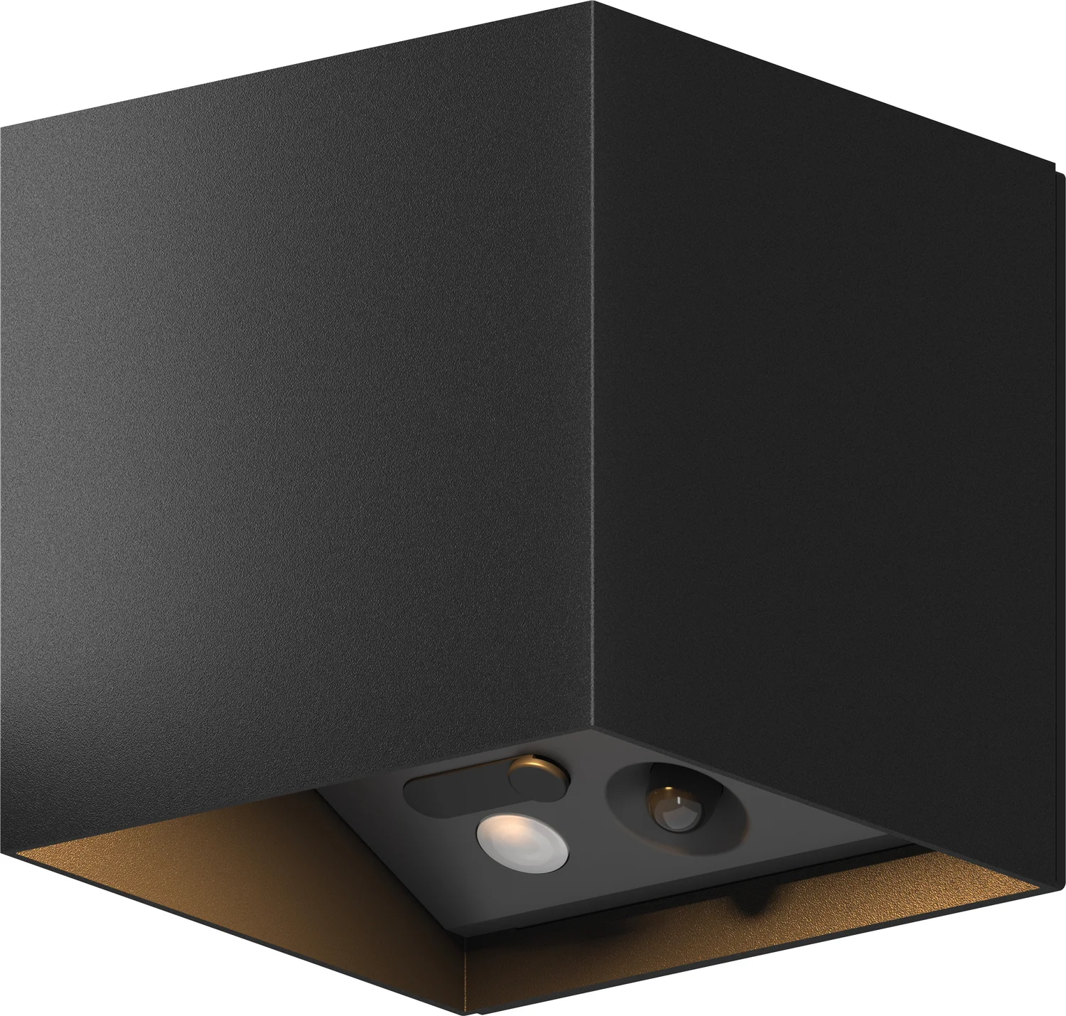 Calex wandlamp Volterra zwart 10 x 10 x 10,3 cm