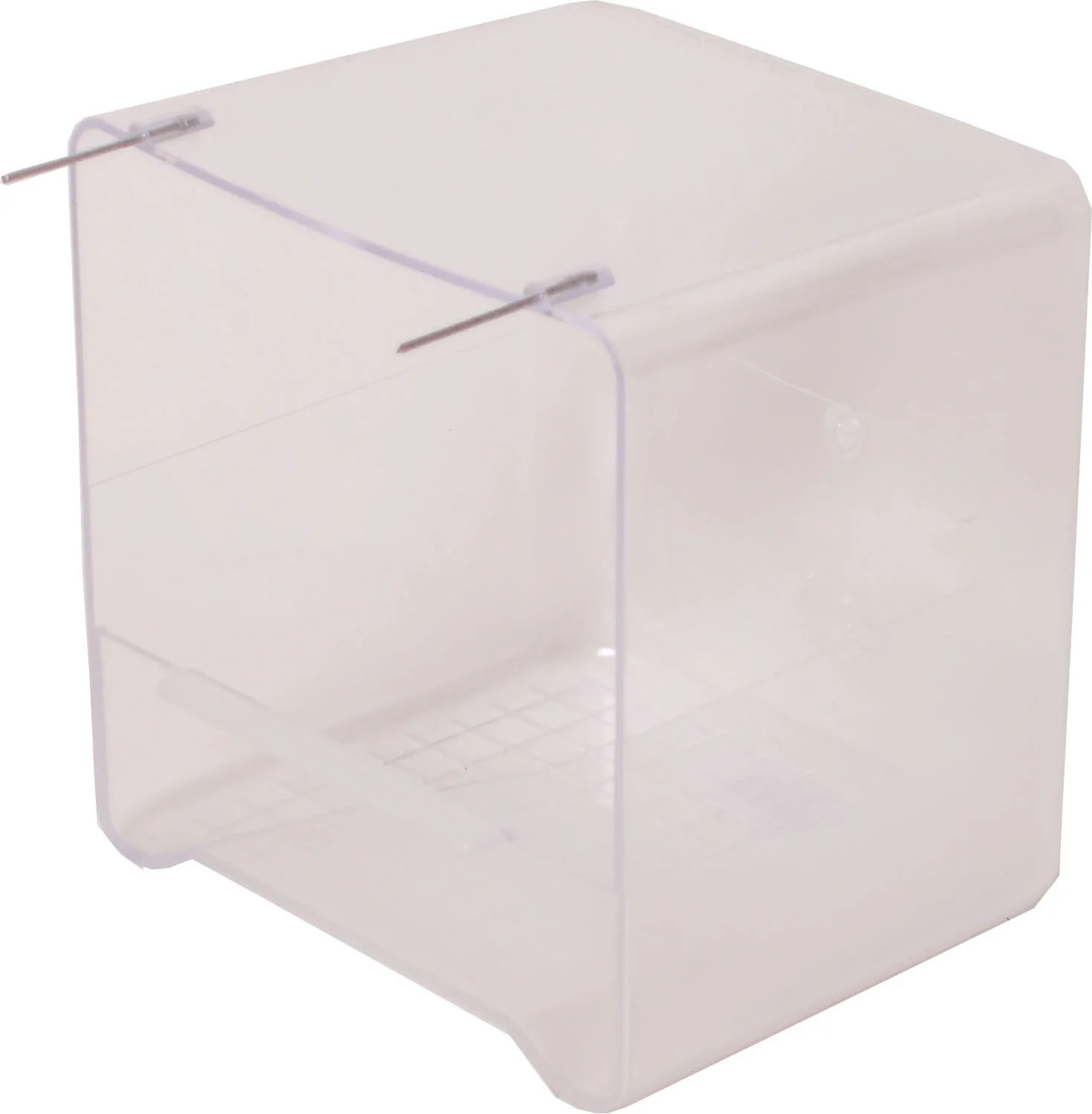 Boon vogelkooi accesoire badhuis transparant 13 x 12 x 13,5 cm