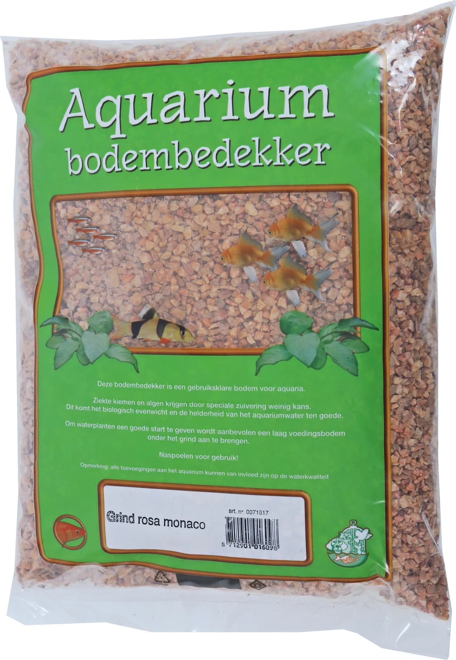 Boon aquariumgrind Rosa Monaco bruin 8 kg