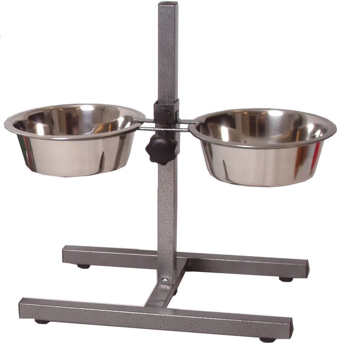 Boon hondenvoer- en drinkbak H-standaard zwart 55,7 x 27,1 x 45 cm
