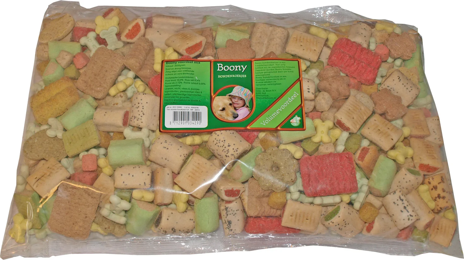 Boony hondenkoekjes voordeelzak mix 2 kg
