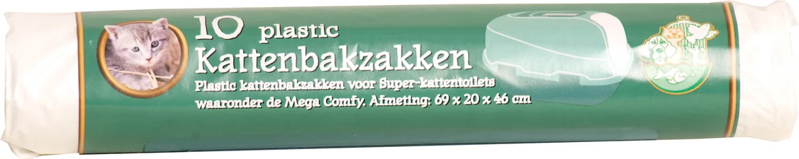 Bio-kattenbakzak mega comfy 10 stuks