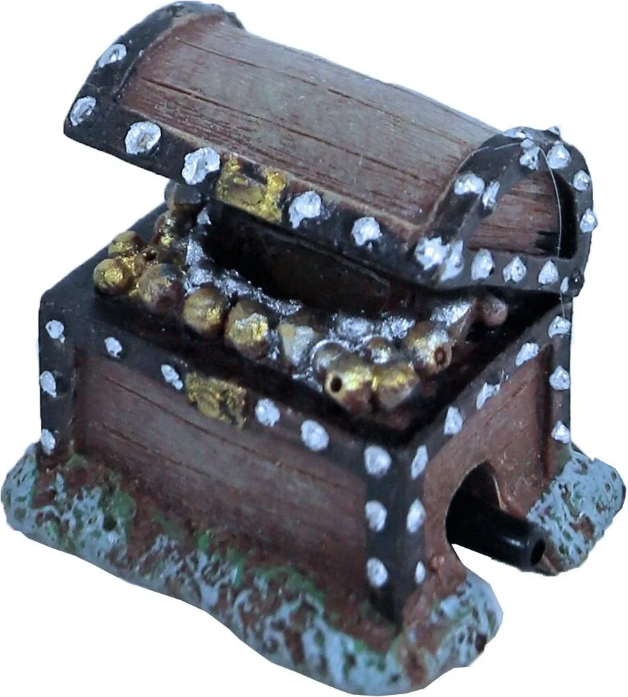 Boon aquarium decoratie schatkist multi 5 cm