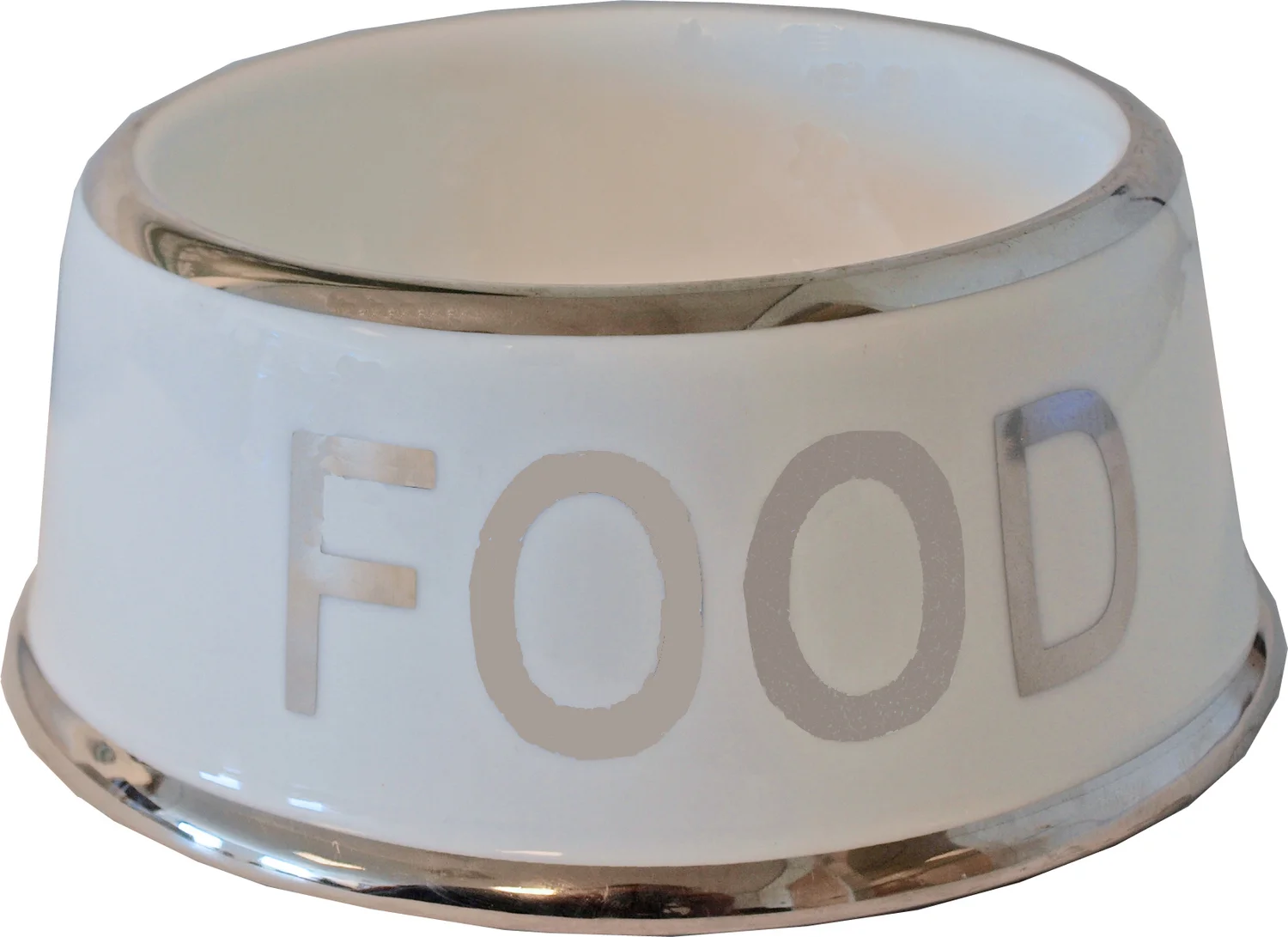 Boon voerbak Water & Food wit D 18 H 8 cm