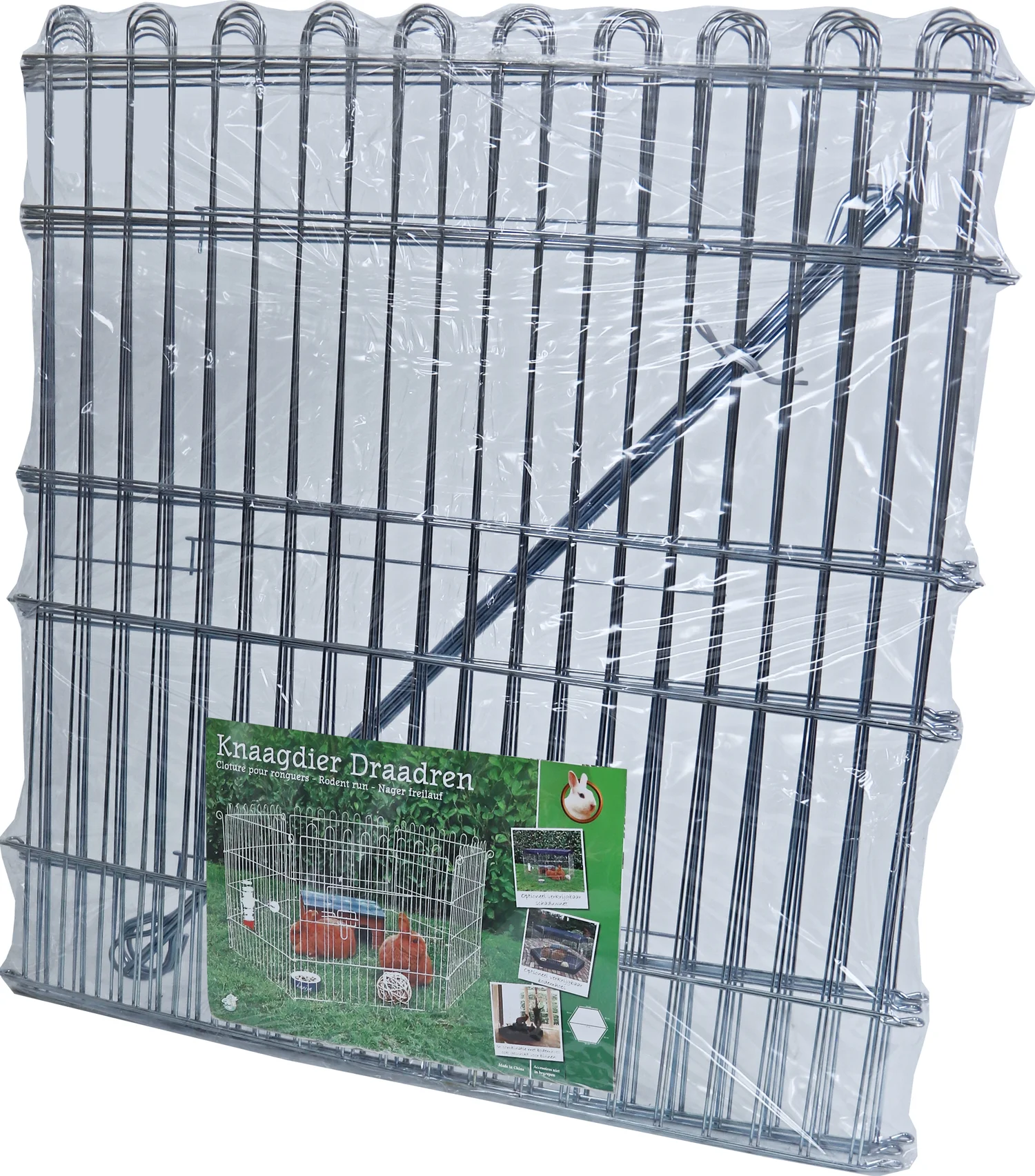 Boon konijnenren 6 panelen zilver 55 x 60 cm