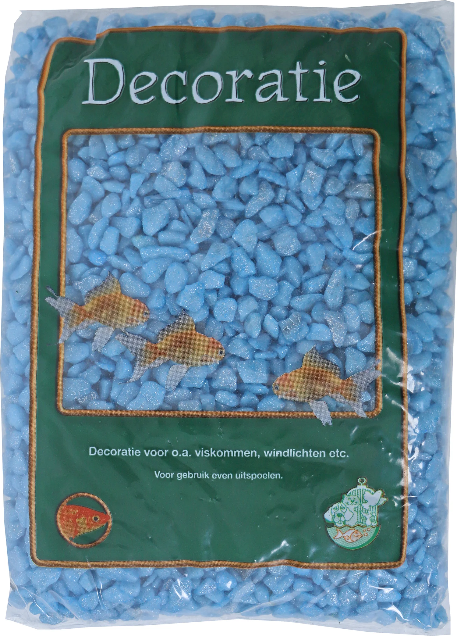 Boon aquariumgrind Glitter gravel blauw 1 kg