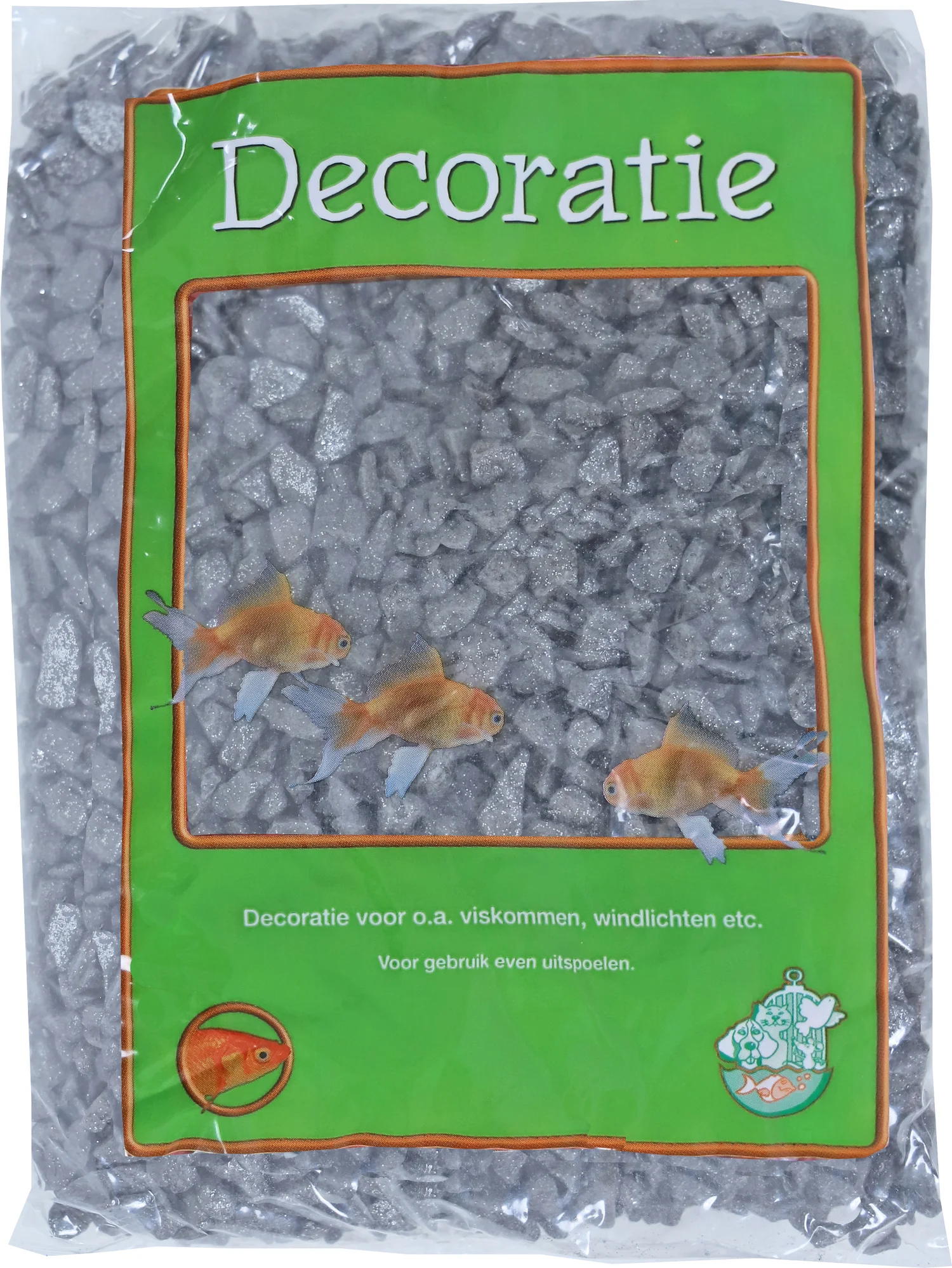 Boon bodembedekker glitter gravel grijs 1 kg