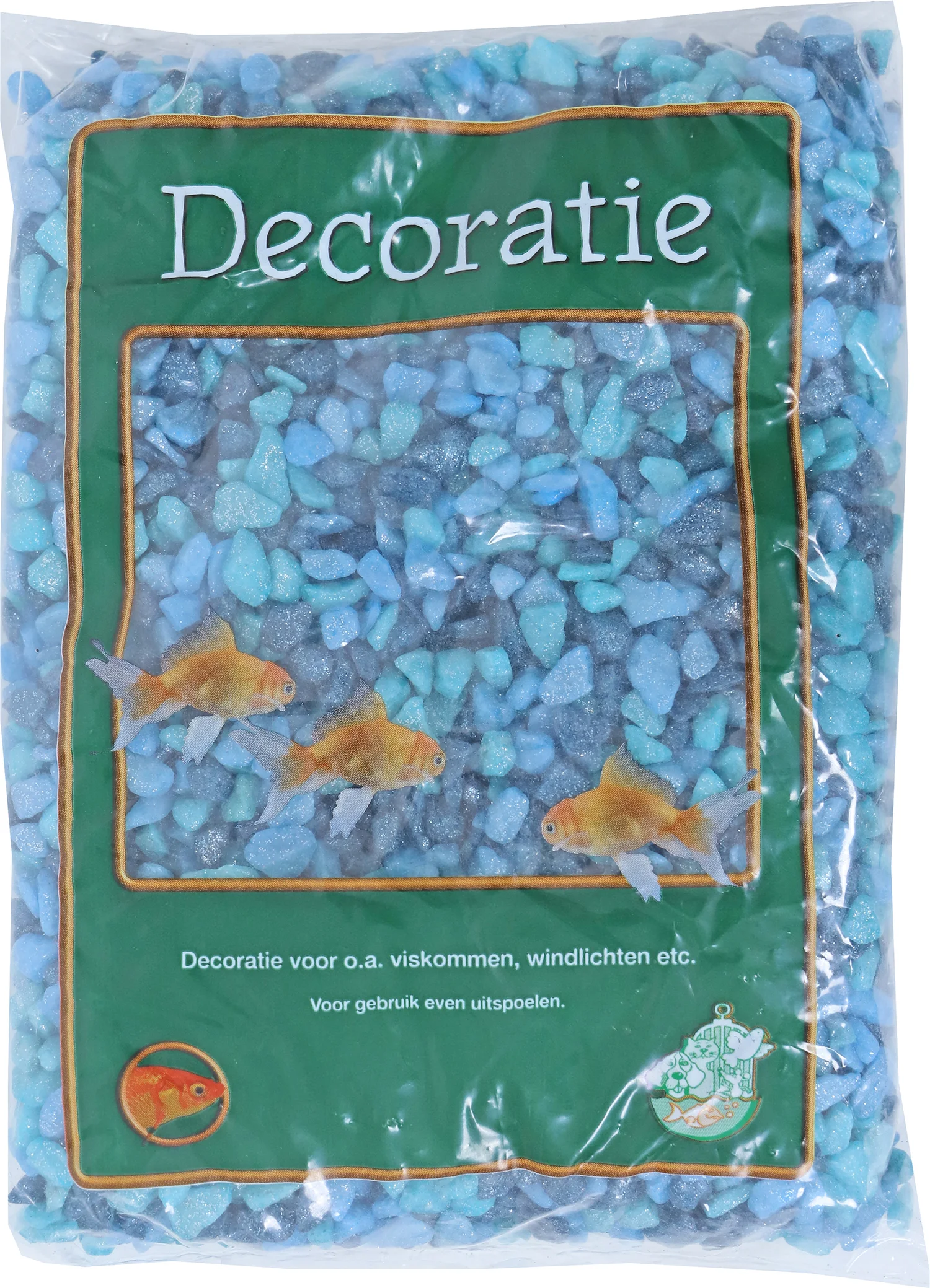 Boon aquariumgrind Glitter gravel mix blauw 1 kg