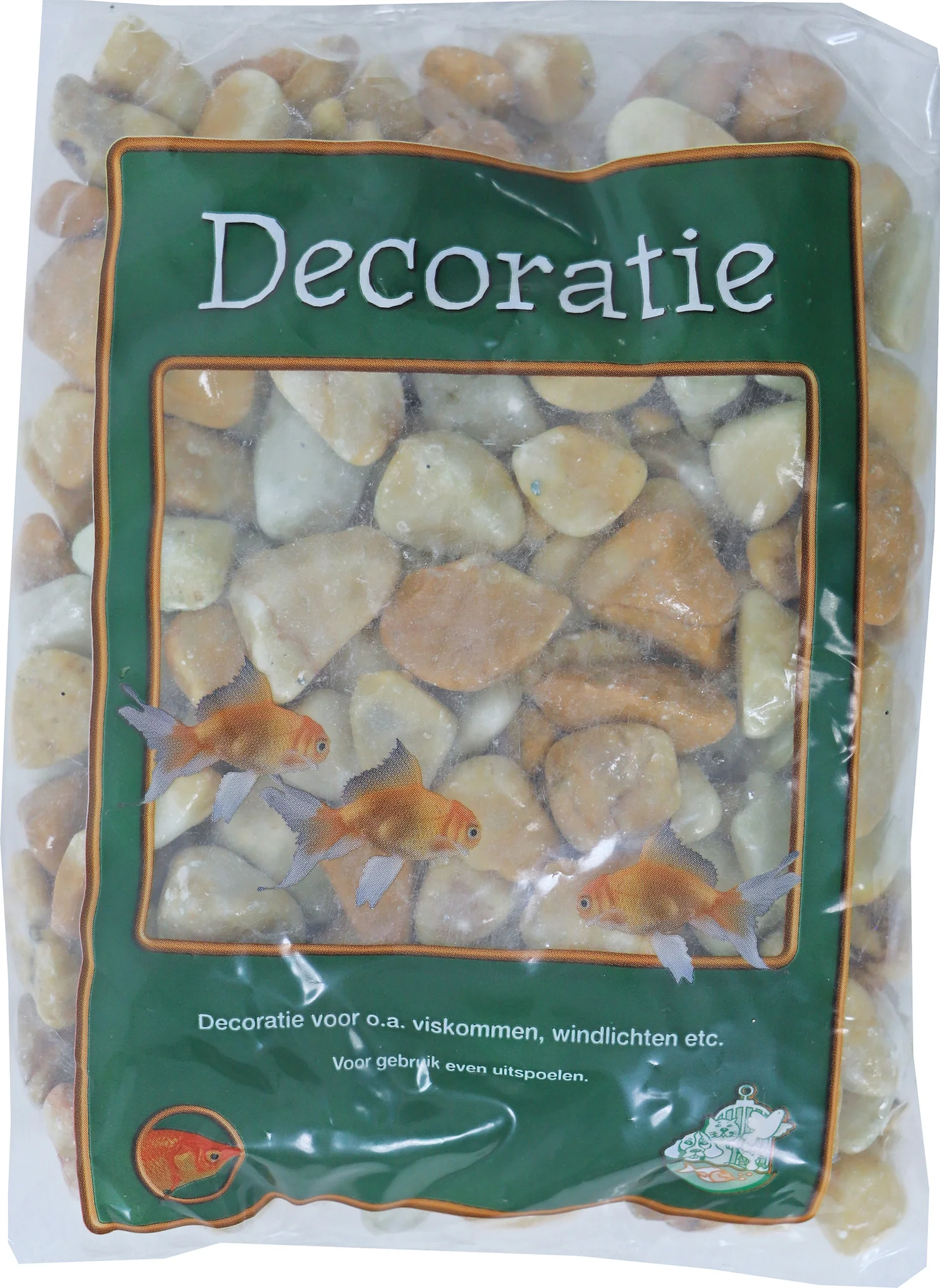 Boon aquariumgrind Glanskiezel Giallo Sienna oranje 1 kg