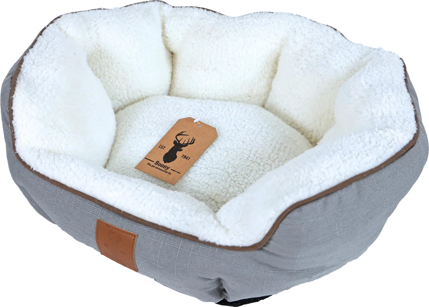 Boony Est 1941 kattenmand 50 x 40 x 17 cm grijs