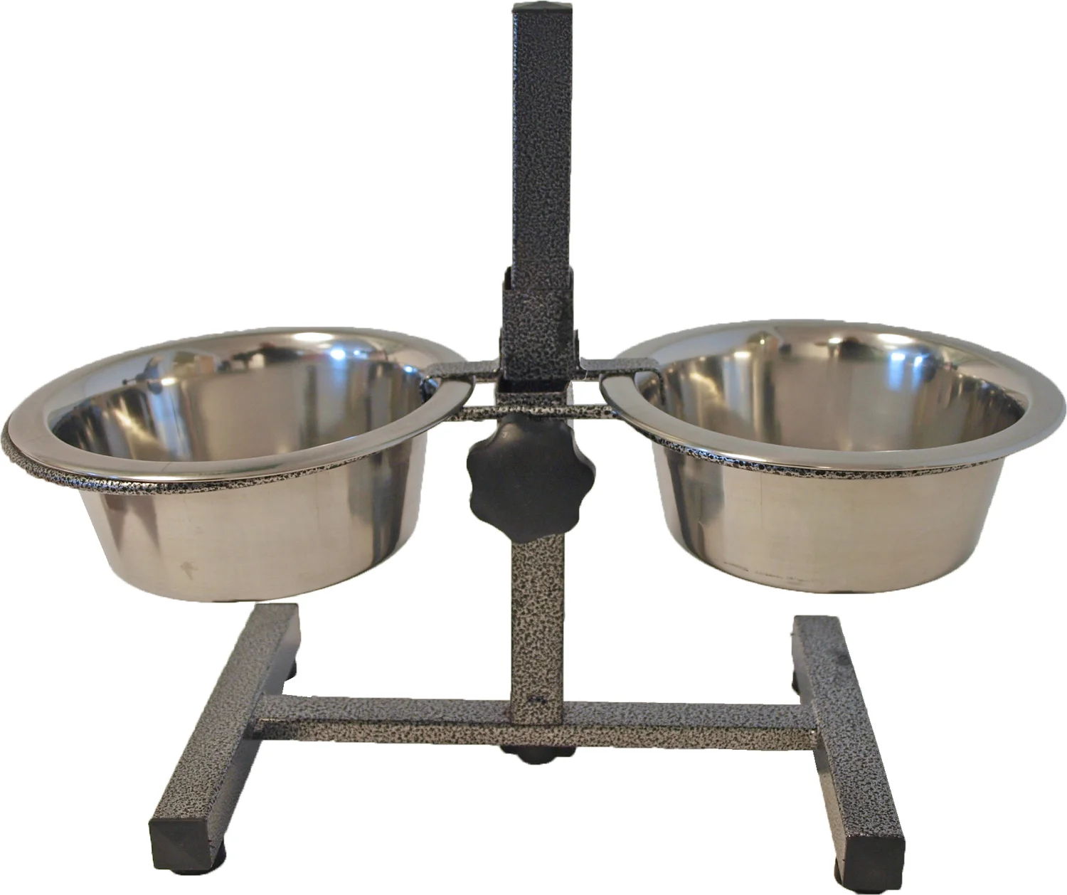 Boon hondenvoer- en drinkbak H-standaard zwart 40,5 x 10 x 20 cm
