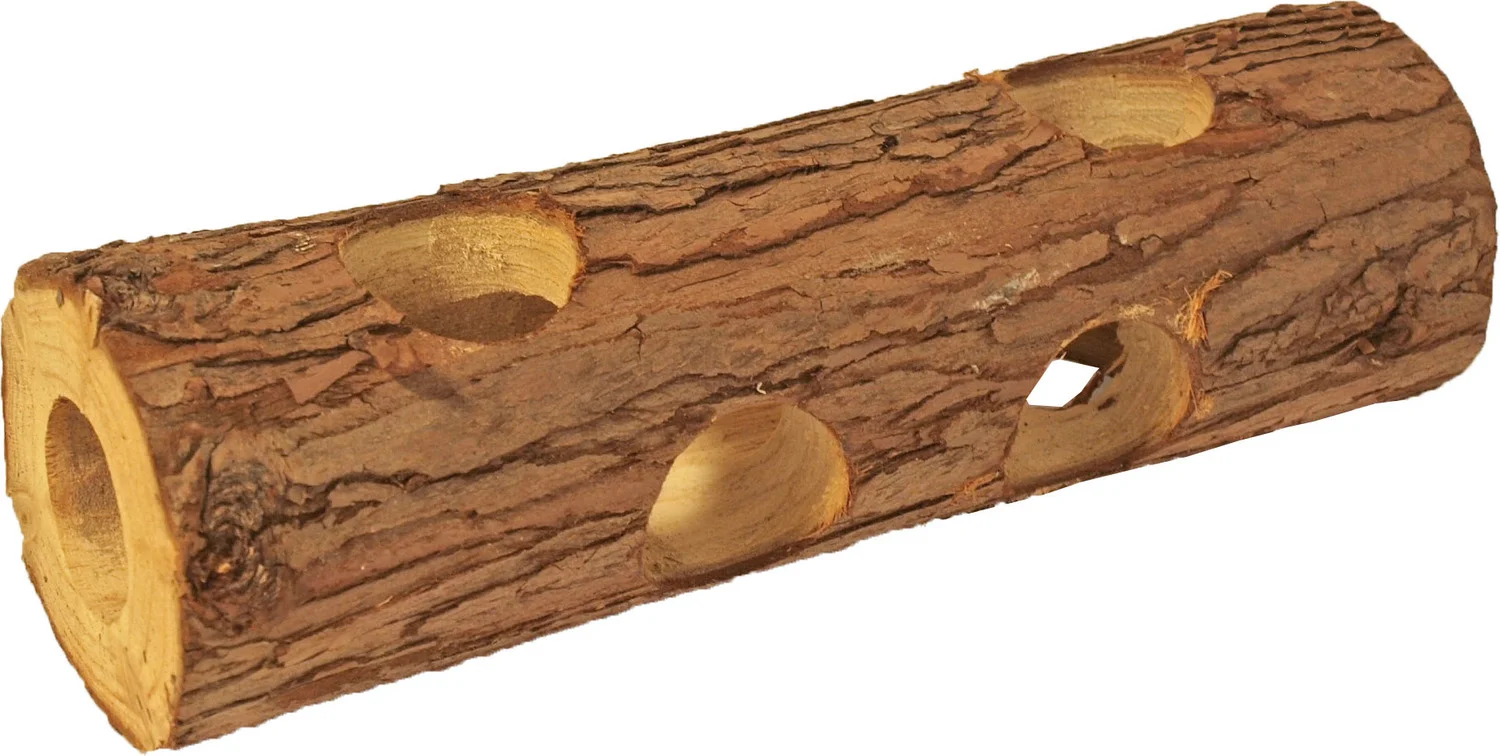 Boon knaagdierspeelgoed boomstam naturel 30 x 9 x 9,5 cm