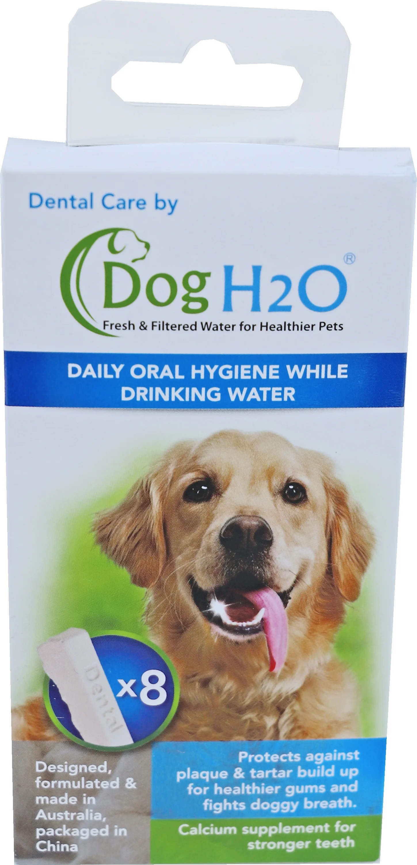 Boon Dog H₂O dental care tabletten 8 stuks