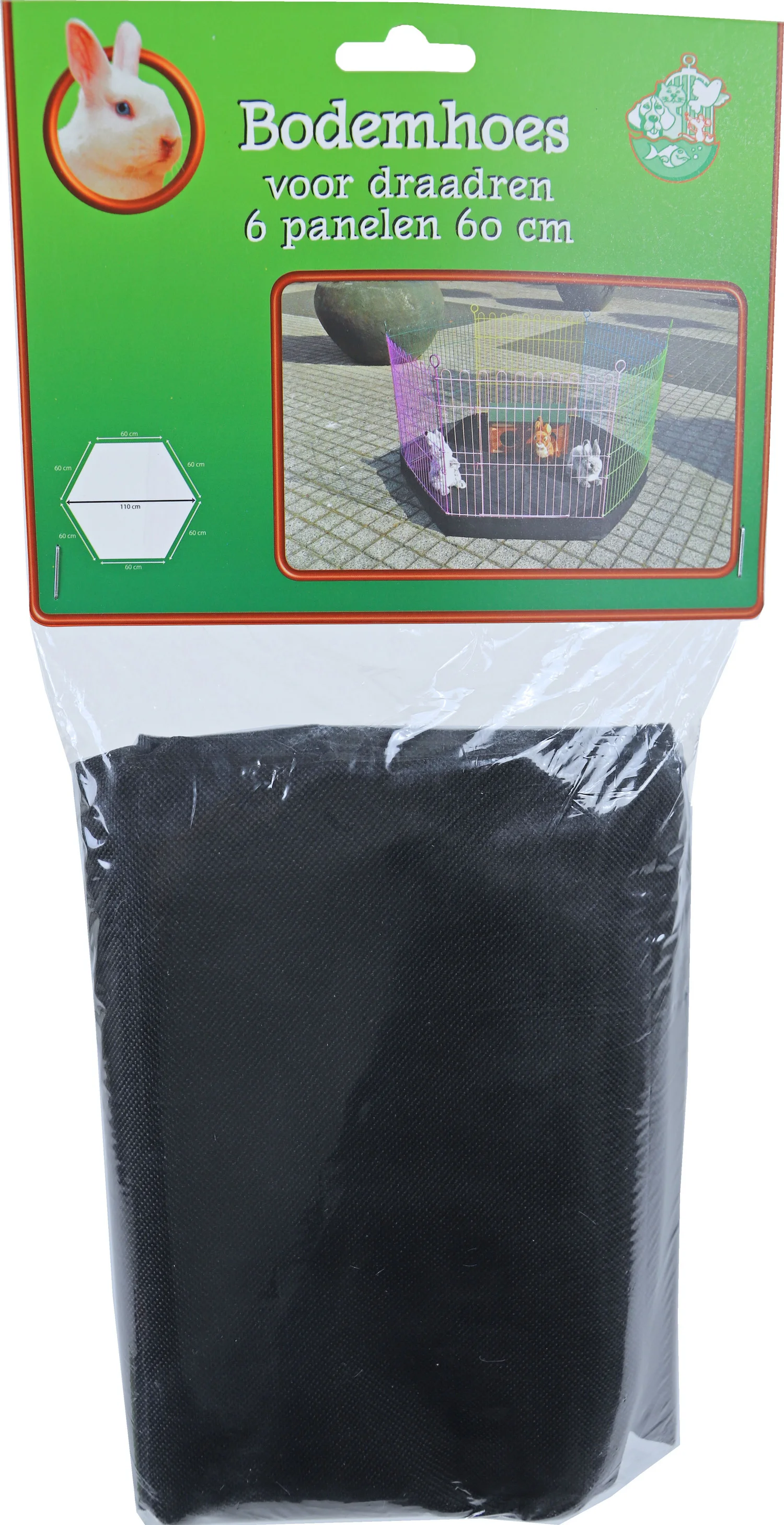 Boon bodemhoes voor draadren zwart D 110 H 11 cm