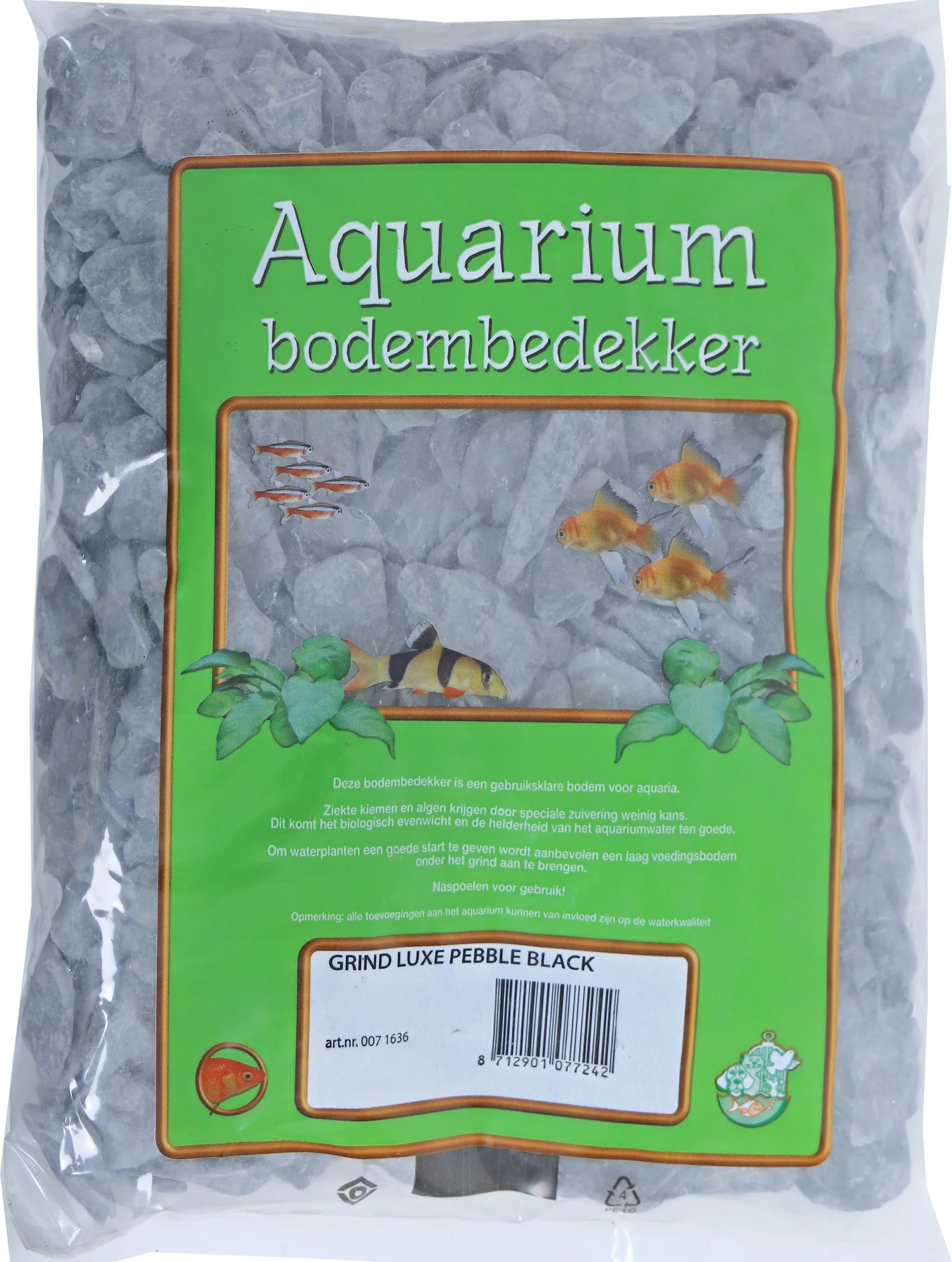 Boon bodembedekker grind luxe kiezel zwart 4 kg