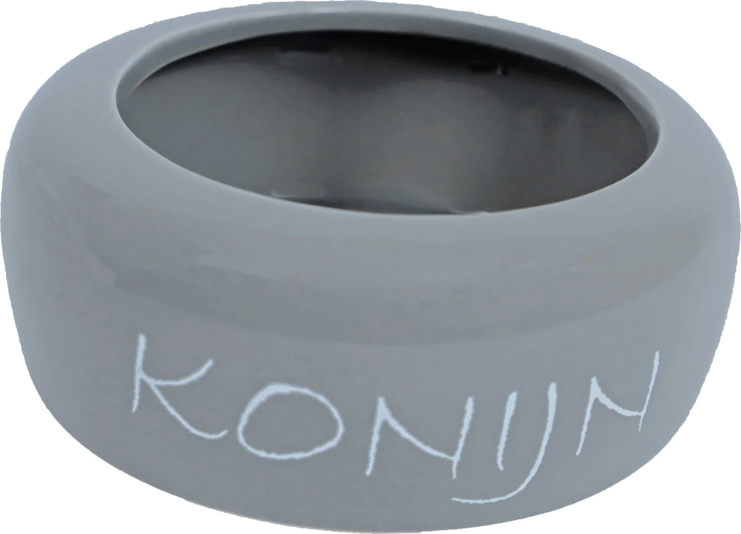 Boon konijnen voerbak grijs D 14,5 H 6 cm