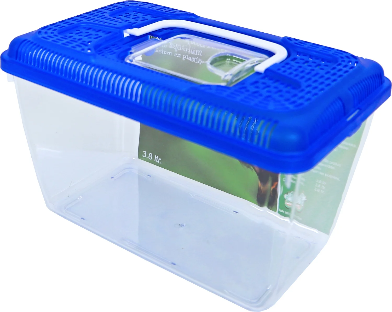 Boon aquarium blauw 3,8 L 25,4 x 16,2 x 16 cm