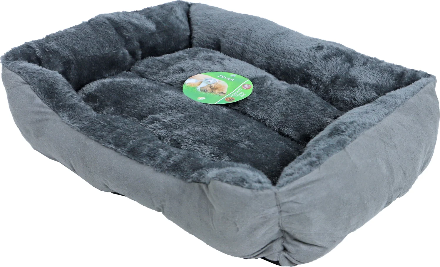 Boon honden- en kattenmand Divan grijs 50 x 40 x 20 cm