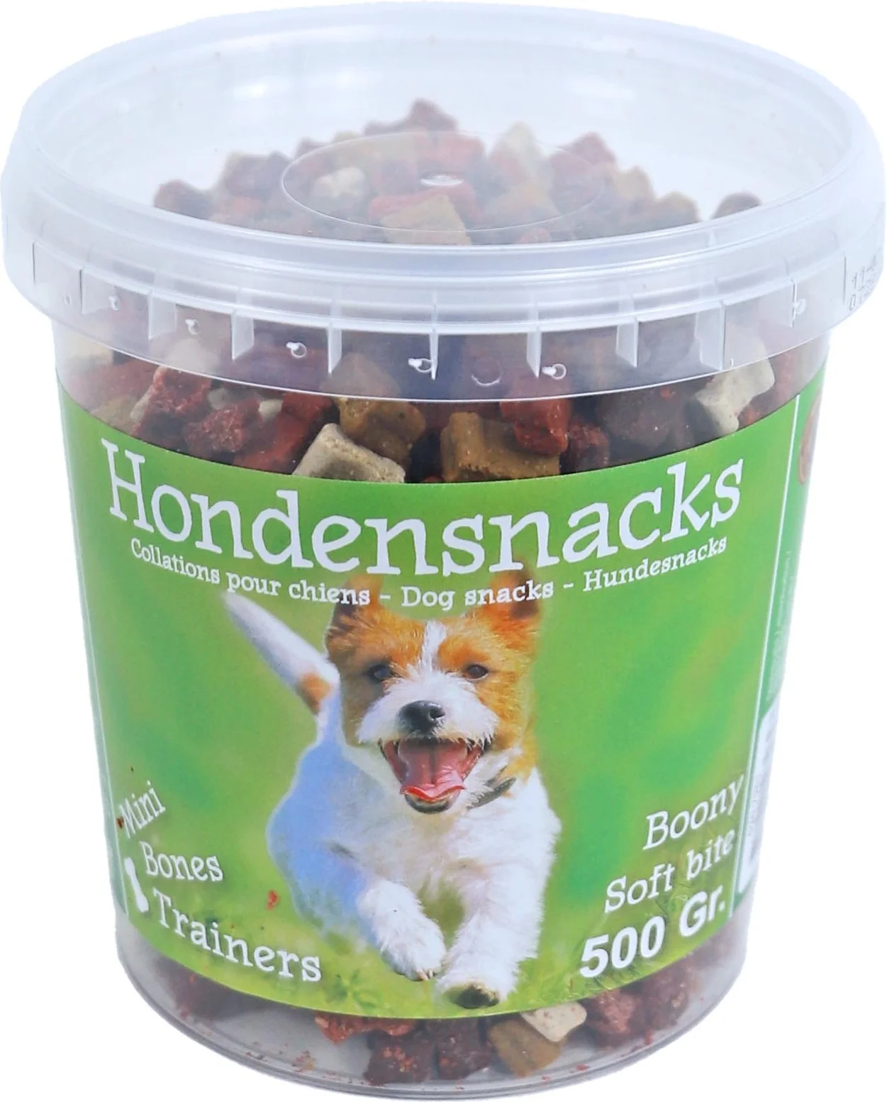 Boony hondensnoepjes Trainers mini botjes 500 g