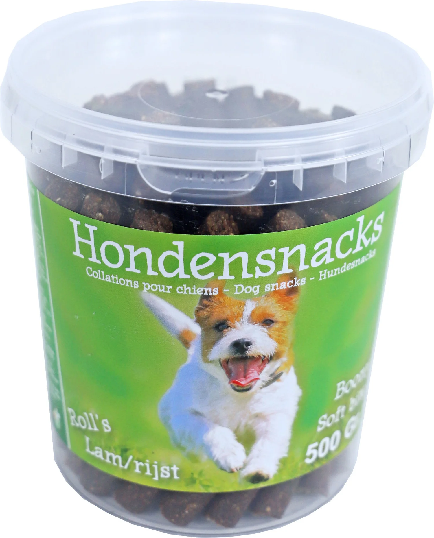 Boony hondensnoepjes rolletjes lam en rijst 500 g