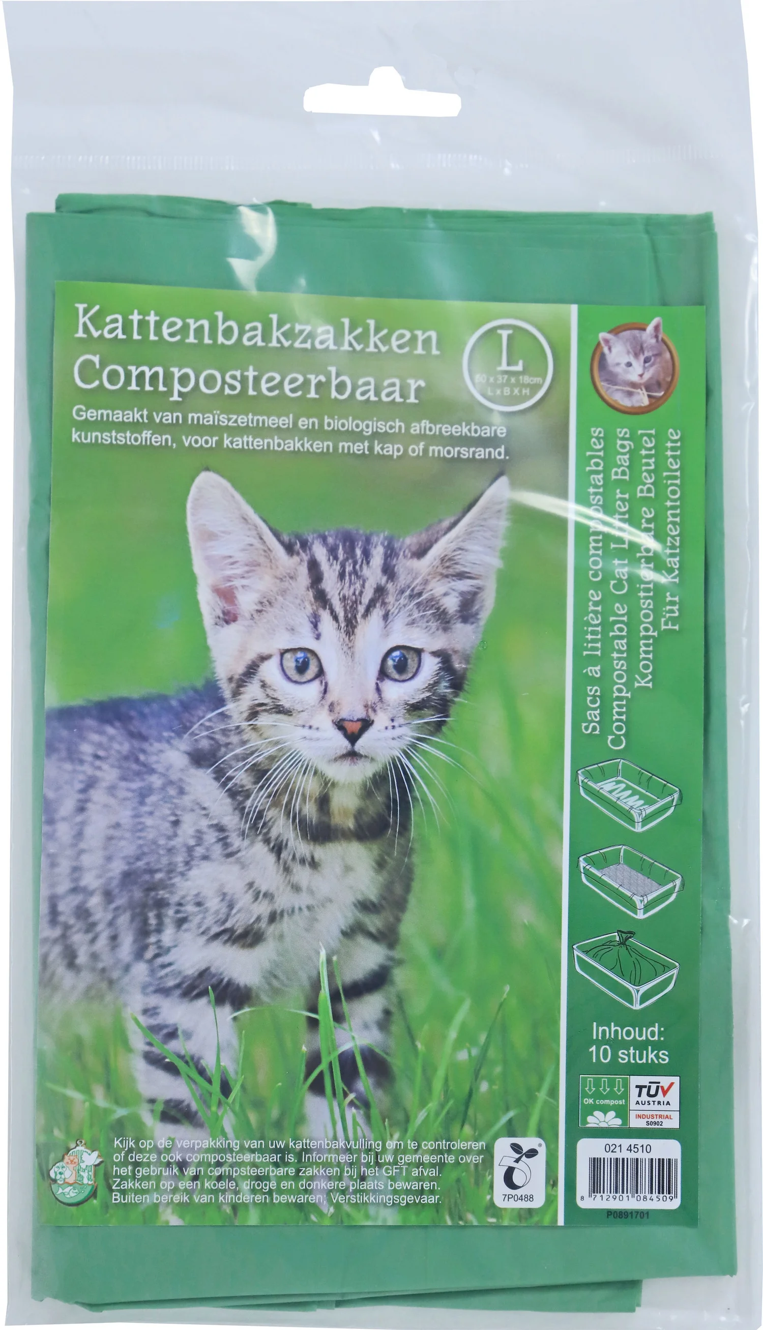Boon kattenbakzak L 50 x 37 x 18 cm 10 stuks