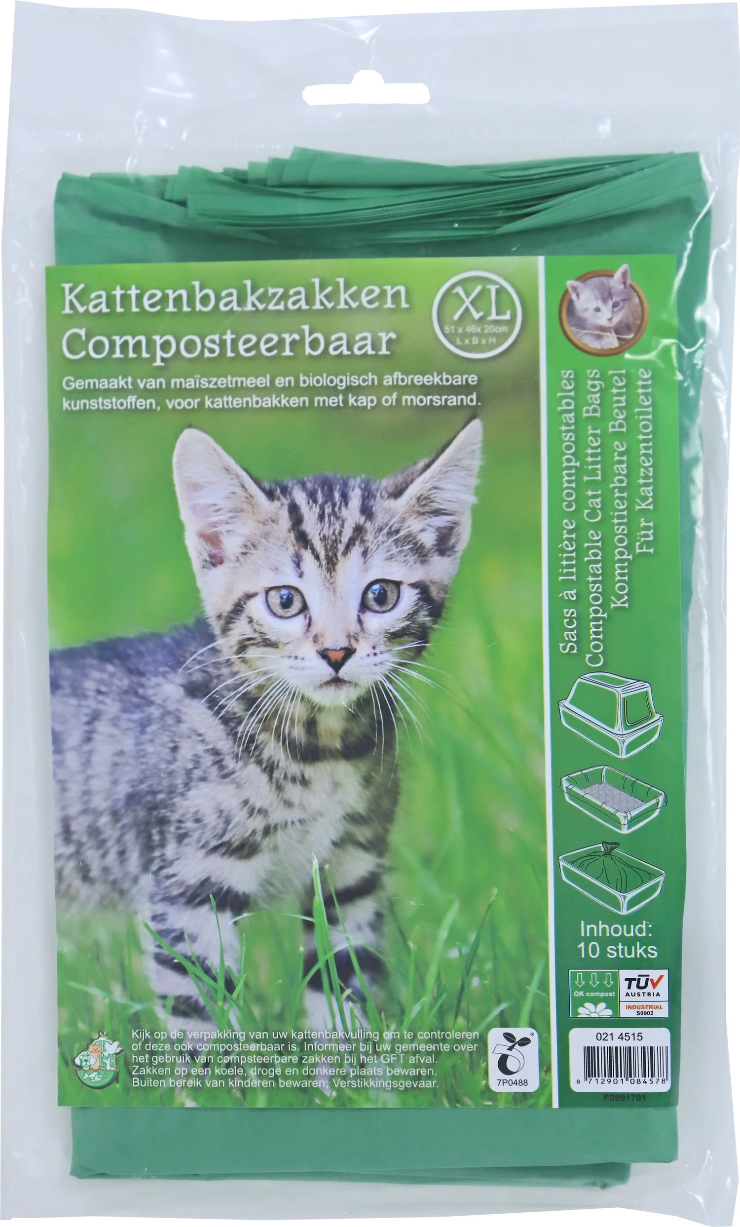 Boon kattenbakzak XL 51 x 46 x 20 cm 10 stuks