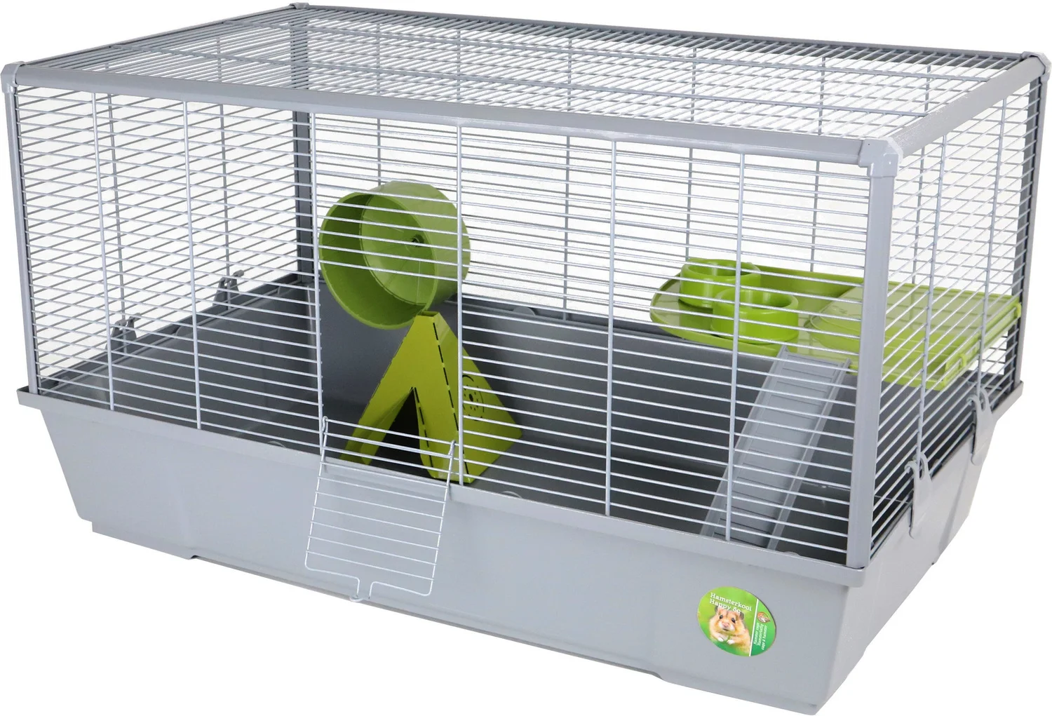 Boon hamsterkooi Happy grijs 78 x 46 x 44 cm