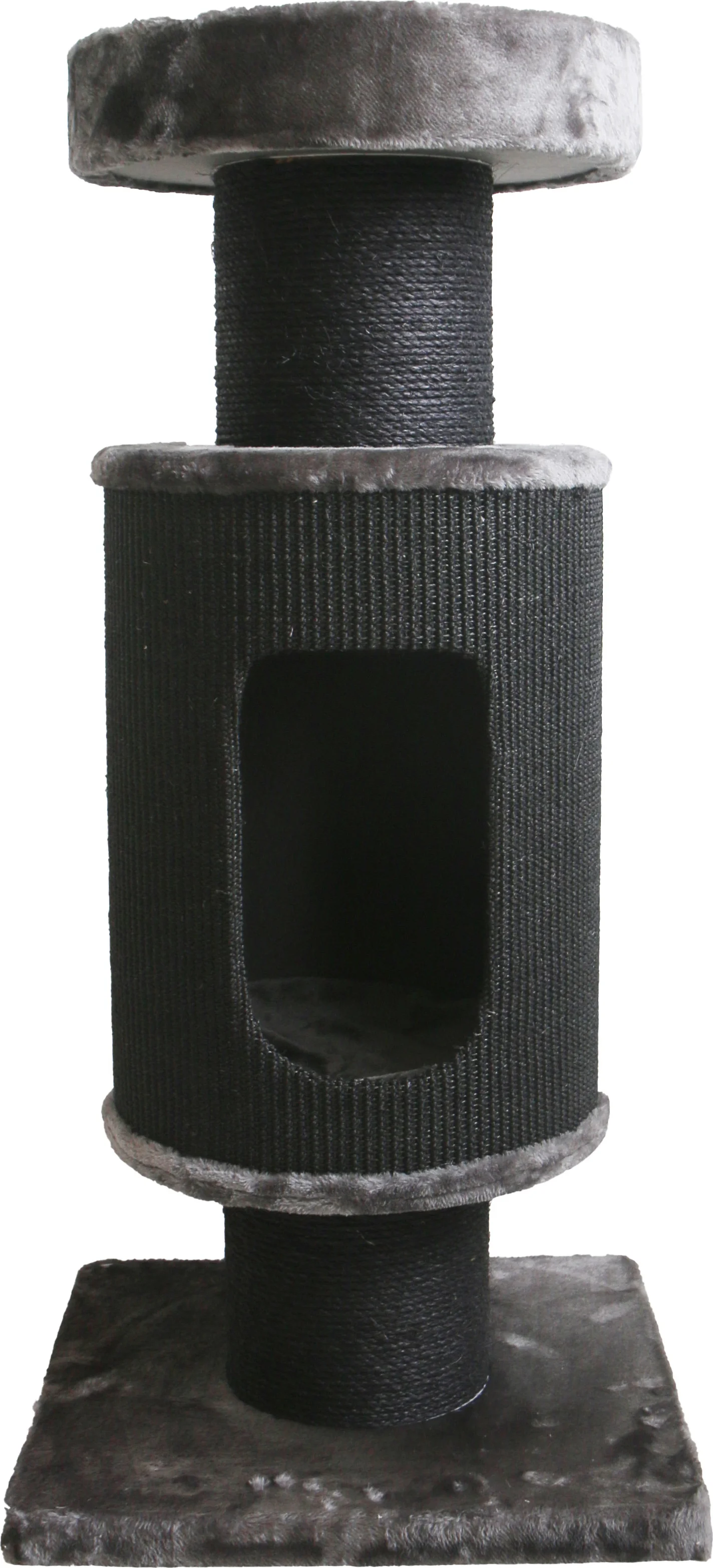 Boon krabpaal Nanda zwart/grijs 49 x 49 x 101 cm