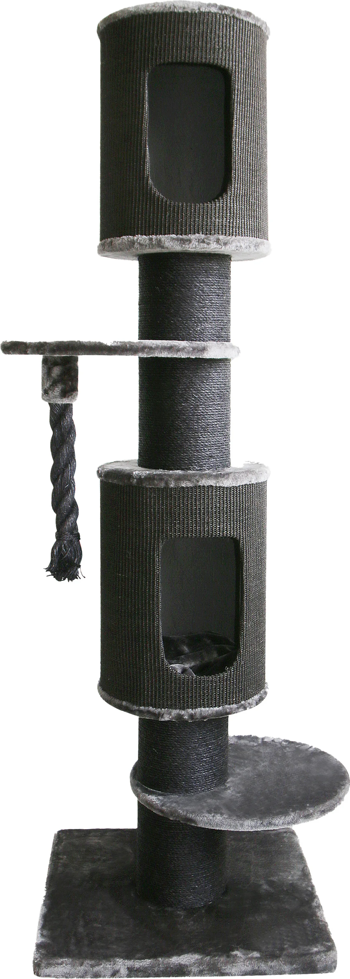 Boon krabpaal Yangra zwart/grijs 60 x 60 x 200 cm