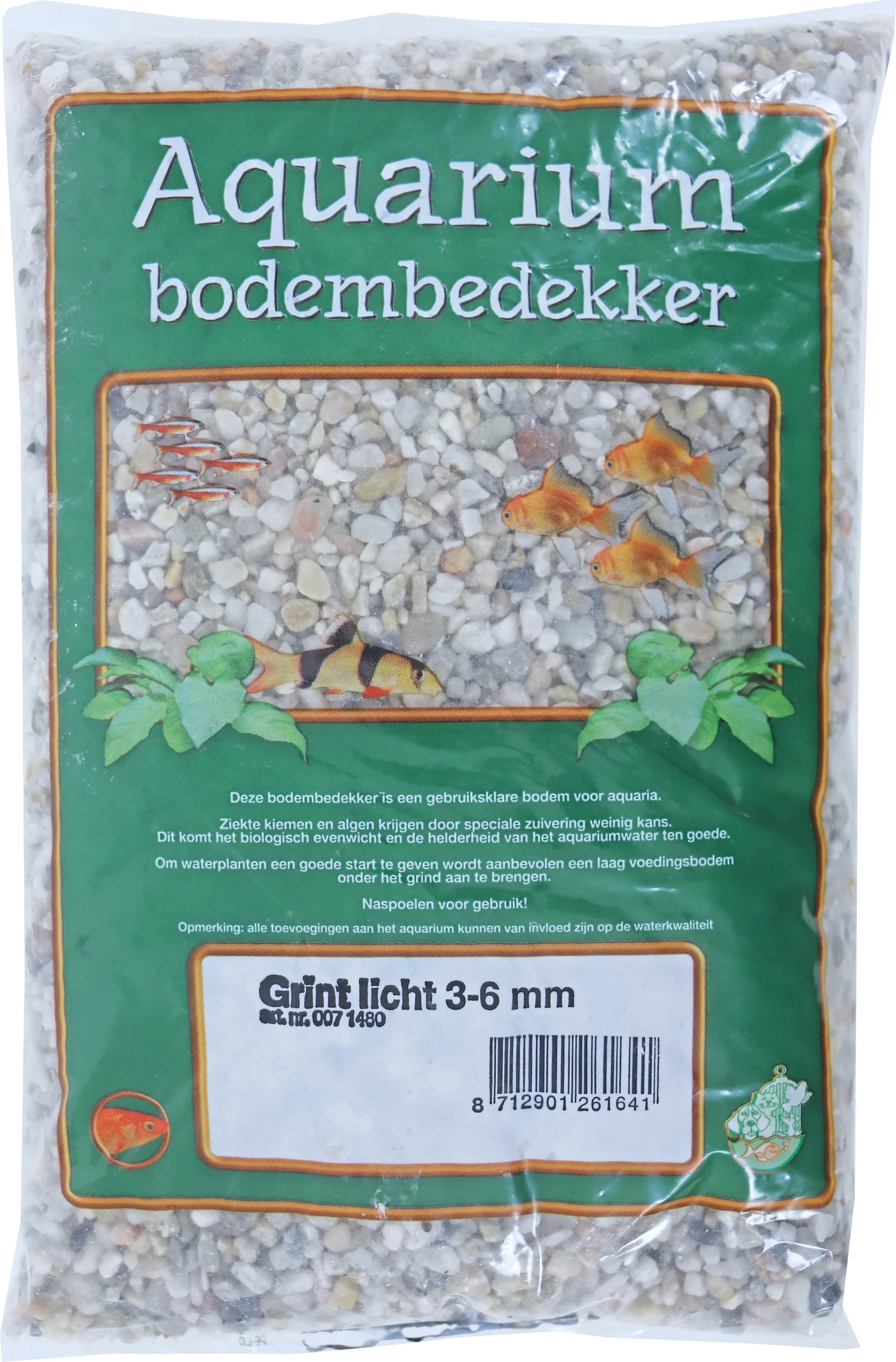 Boon bodembedekker grind 1-2 mm donker 2,5 kg
