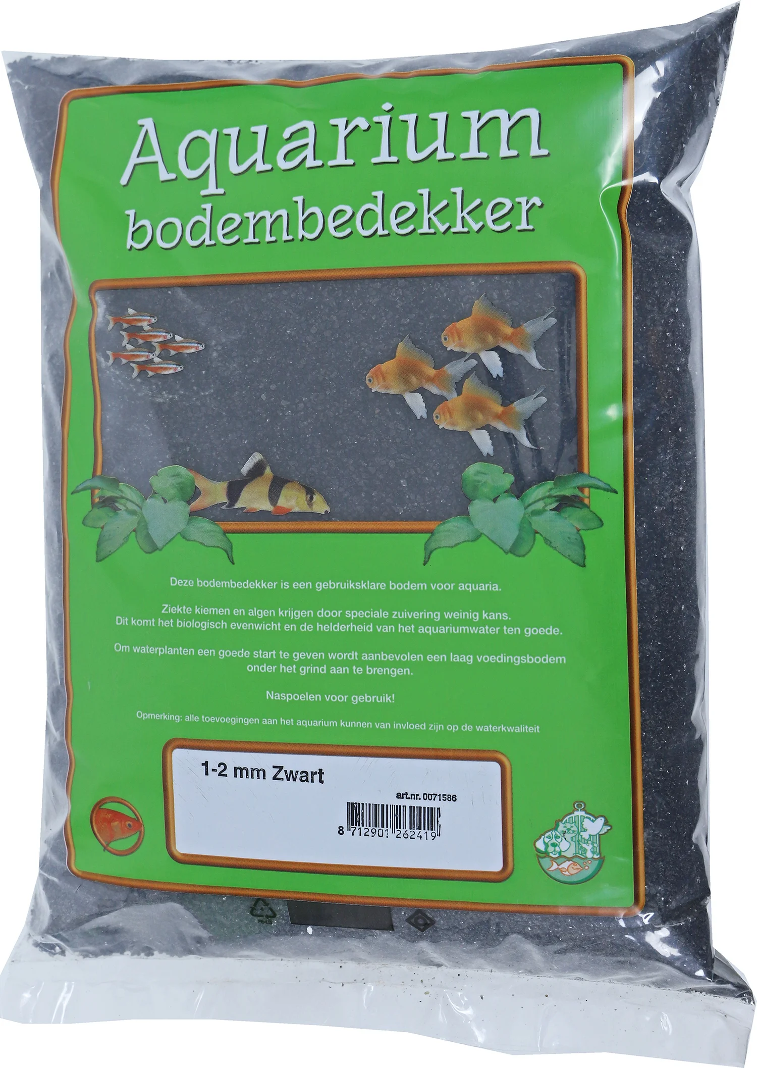 Boon aquariumgrind Edelsplit zwart 8 kg