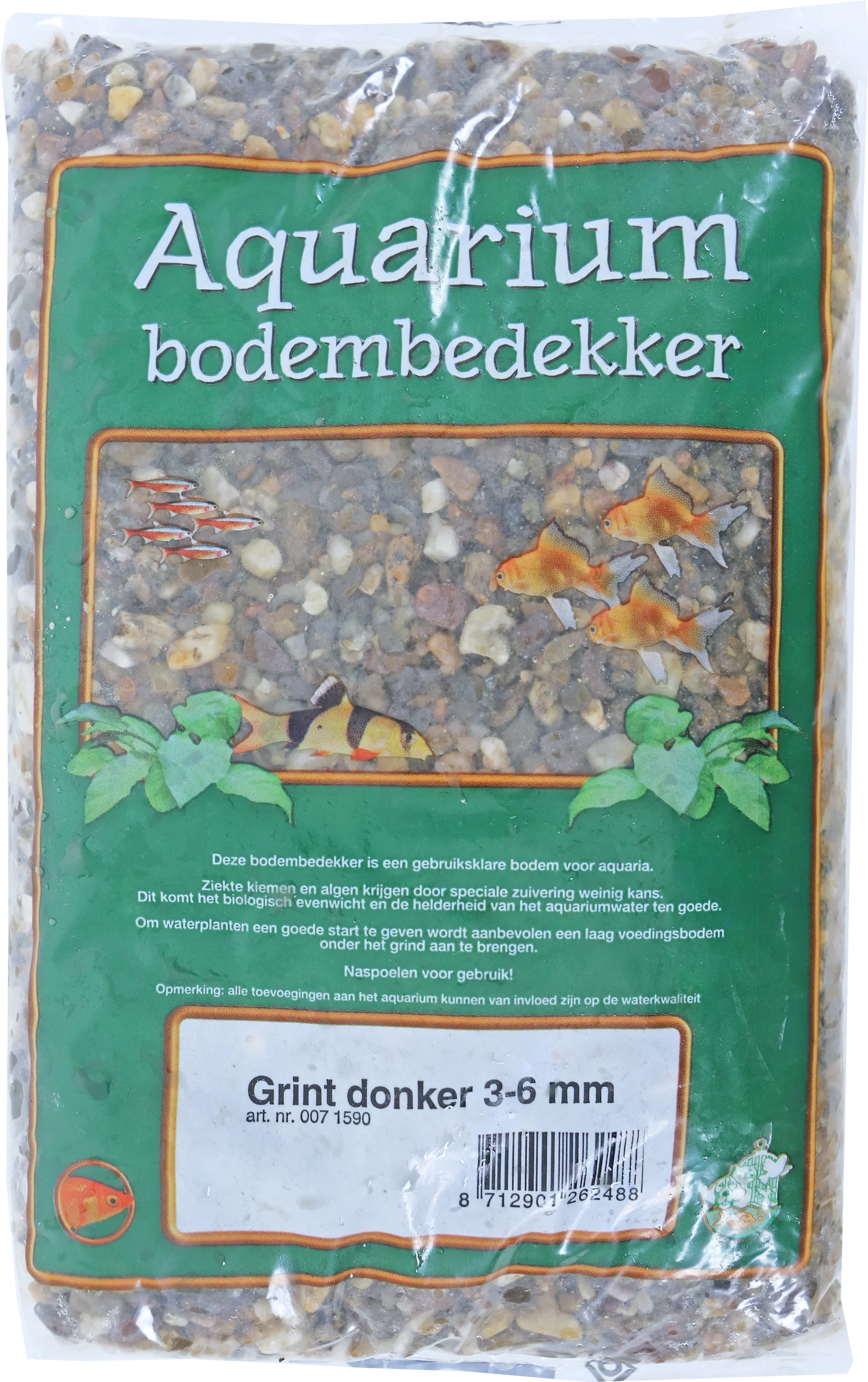 Boon bodembedekker grind 3-6 mm donker 2,5 kg