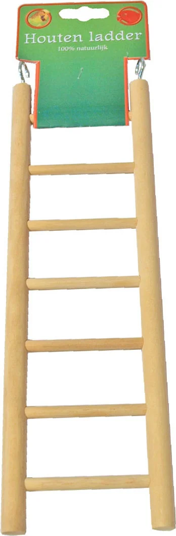 Boon houten ladder 7 traps 9 x 1,5 x 35 cm