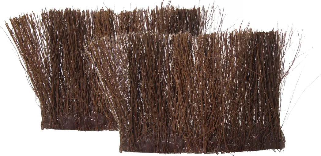 Dickensville kerstdorpminiatuur rietkragen multi 2 stuks 6 x 2 x 4 cm