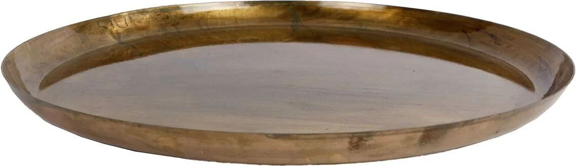 Decoratiebord Keagan goud D 28 H 2 cm