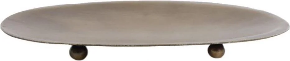 Decoratiebord Timothy goud 16 x 13 x 2 cm