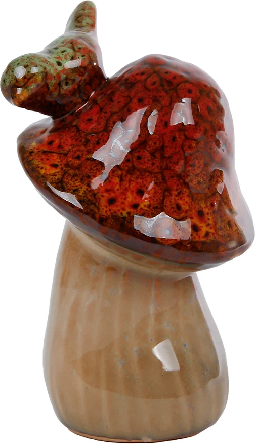 Beeld Forest bruin / rood 6 x 6 x 10 cm