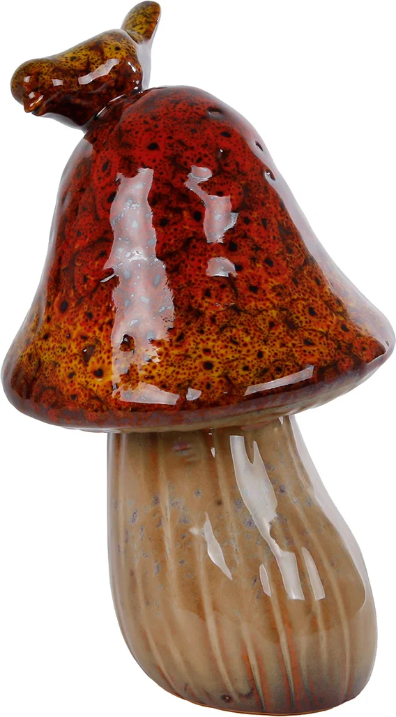 Beeld Forest bruin / rood 10 x 9 x 16 cm