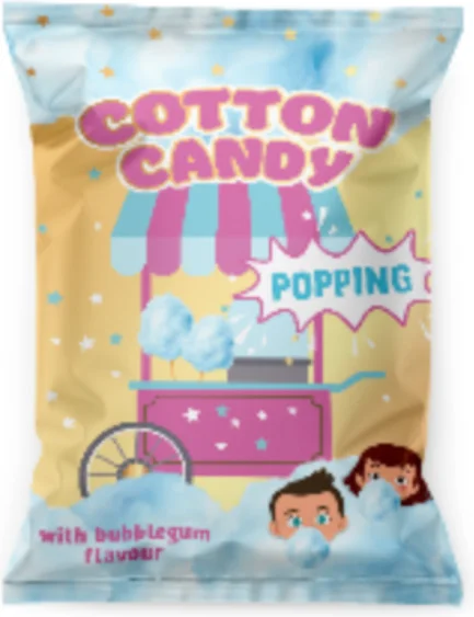 Becky's bubblegum popping cotton candy 65 gr