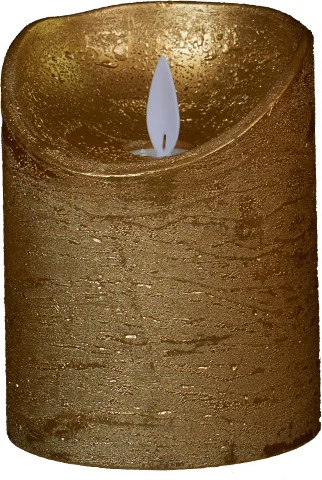 Anna's Collection LED stompkaars goud D 7,5 H 10 cm