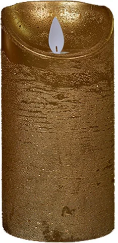 Anna's Collection LED stompkaars goud D 7,5 H 15 cm