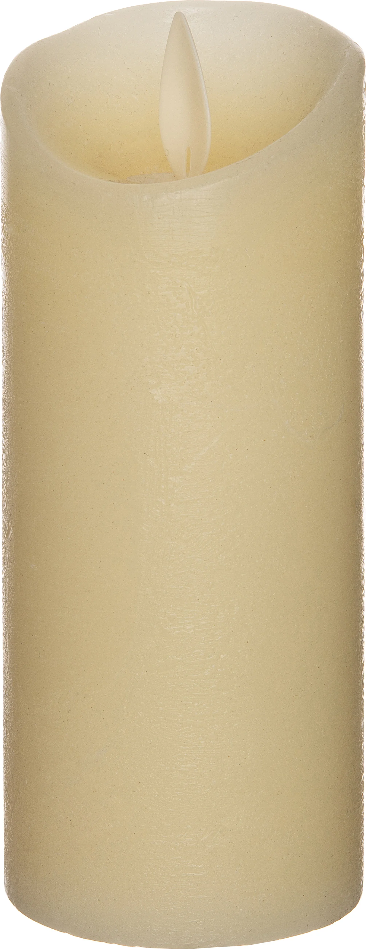 Anna's Collection LED stompkaars Rustiek crème D 5,2 H 12, 5 cm