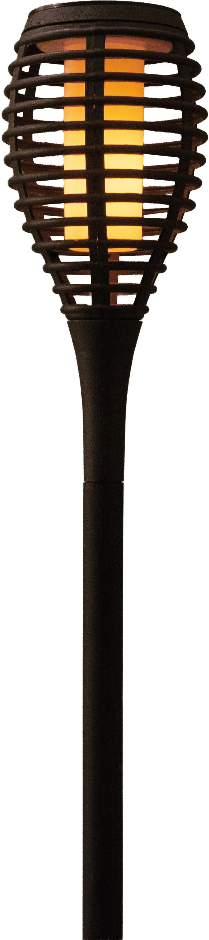 Anna's Collection solar staande buitenlamp zwart D 10 H 61 cm