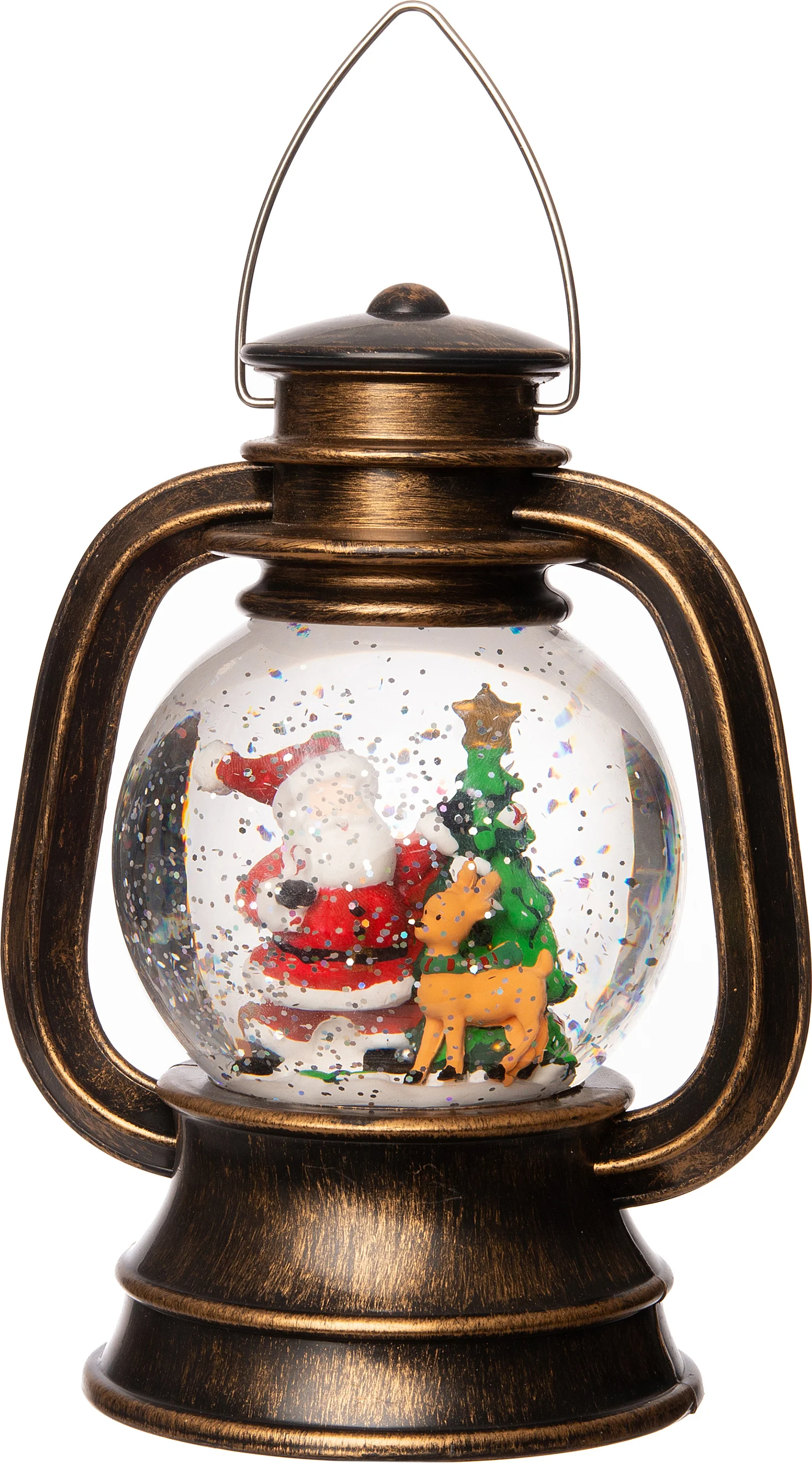 Anna's Collection tafellamp kerstman koper D 15 H 21 cm