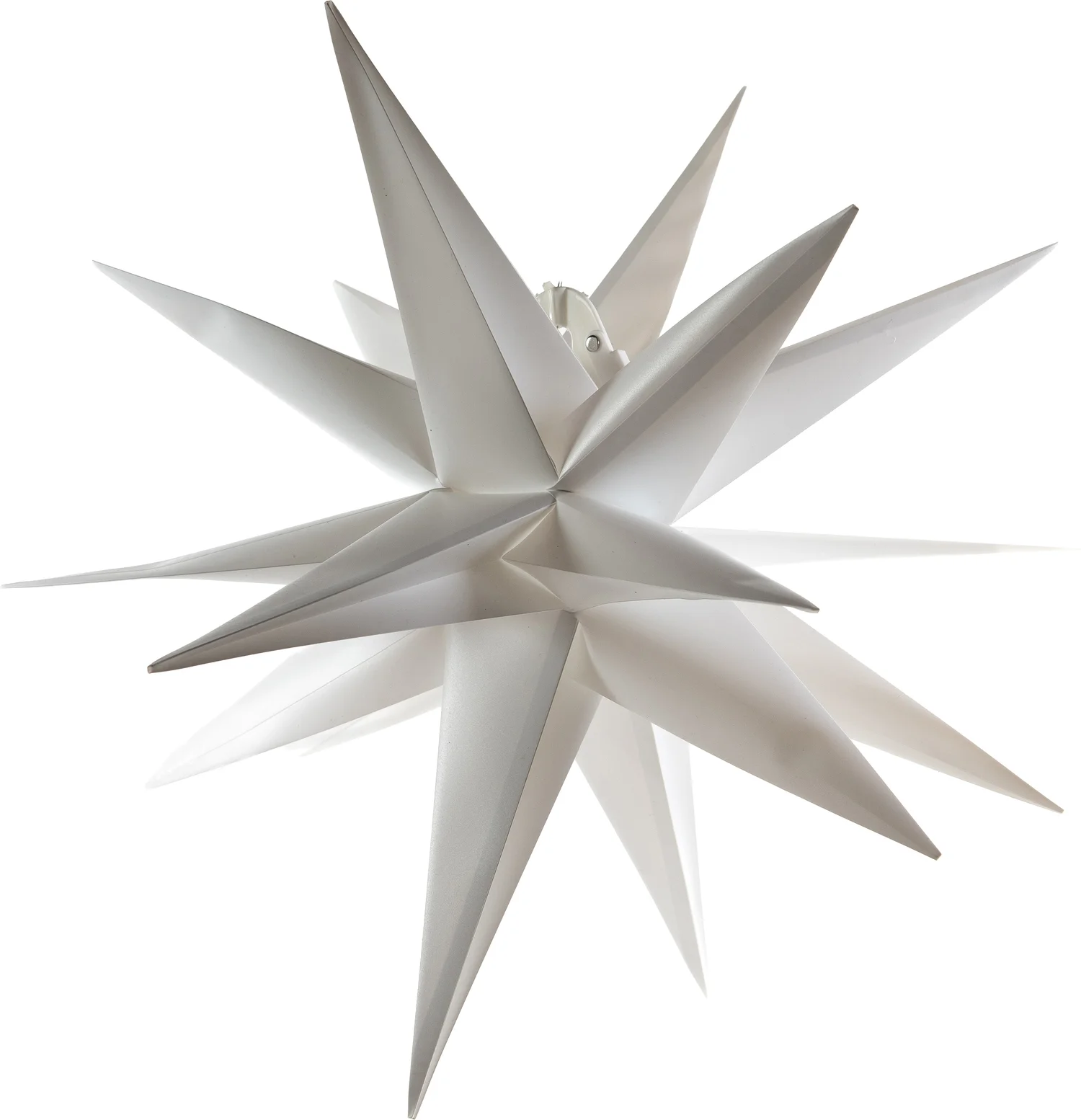 Anna's Collection kersthanger ster wit met verlichting 60 x 60 x 60 cm