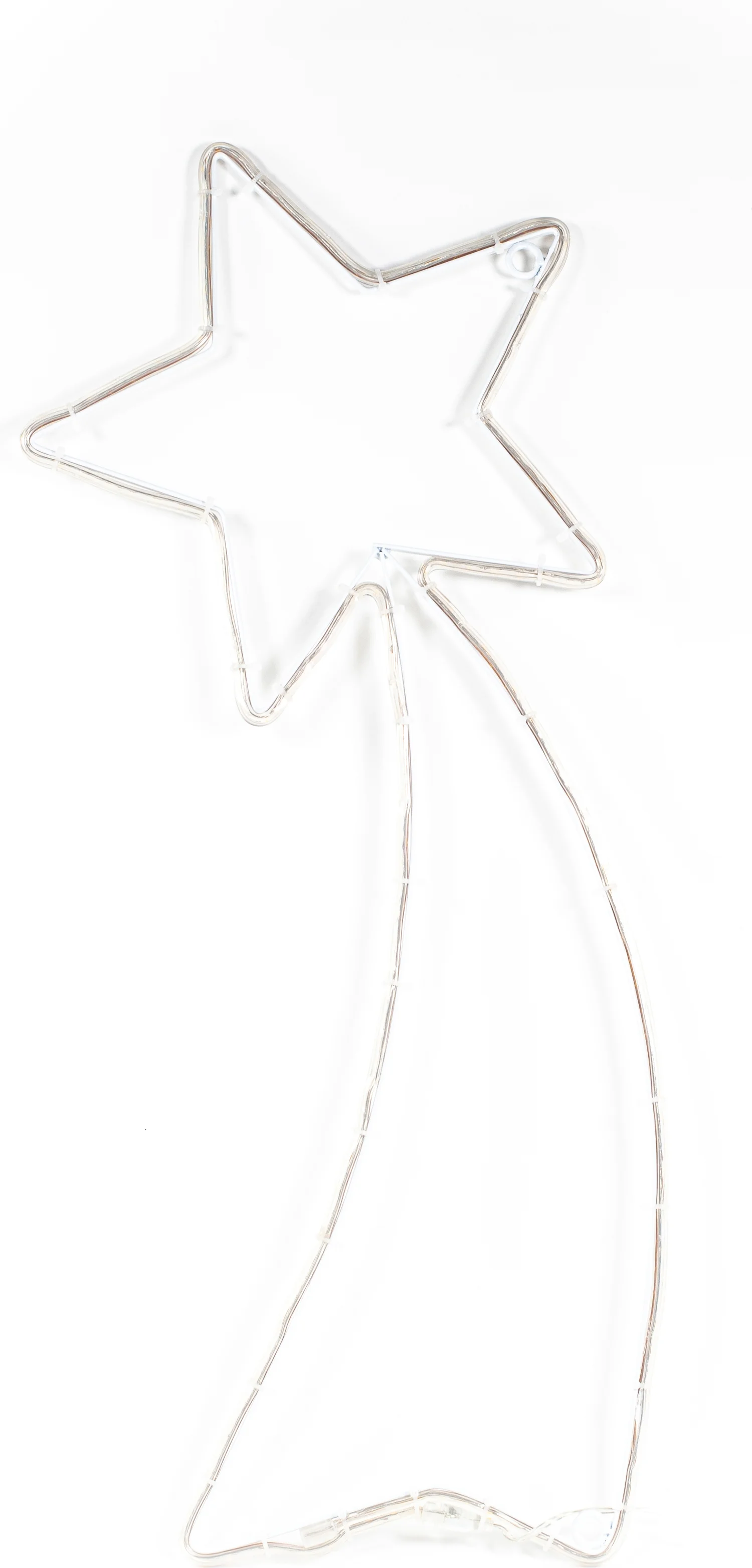 Anna's Collection kerstster vallende ster met verlichting 67 x 27 cm