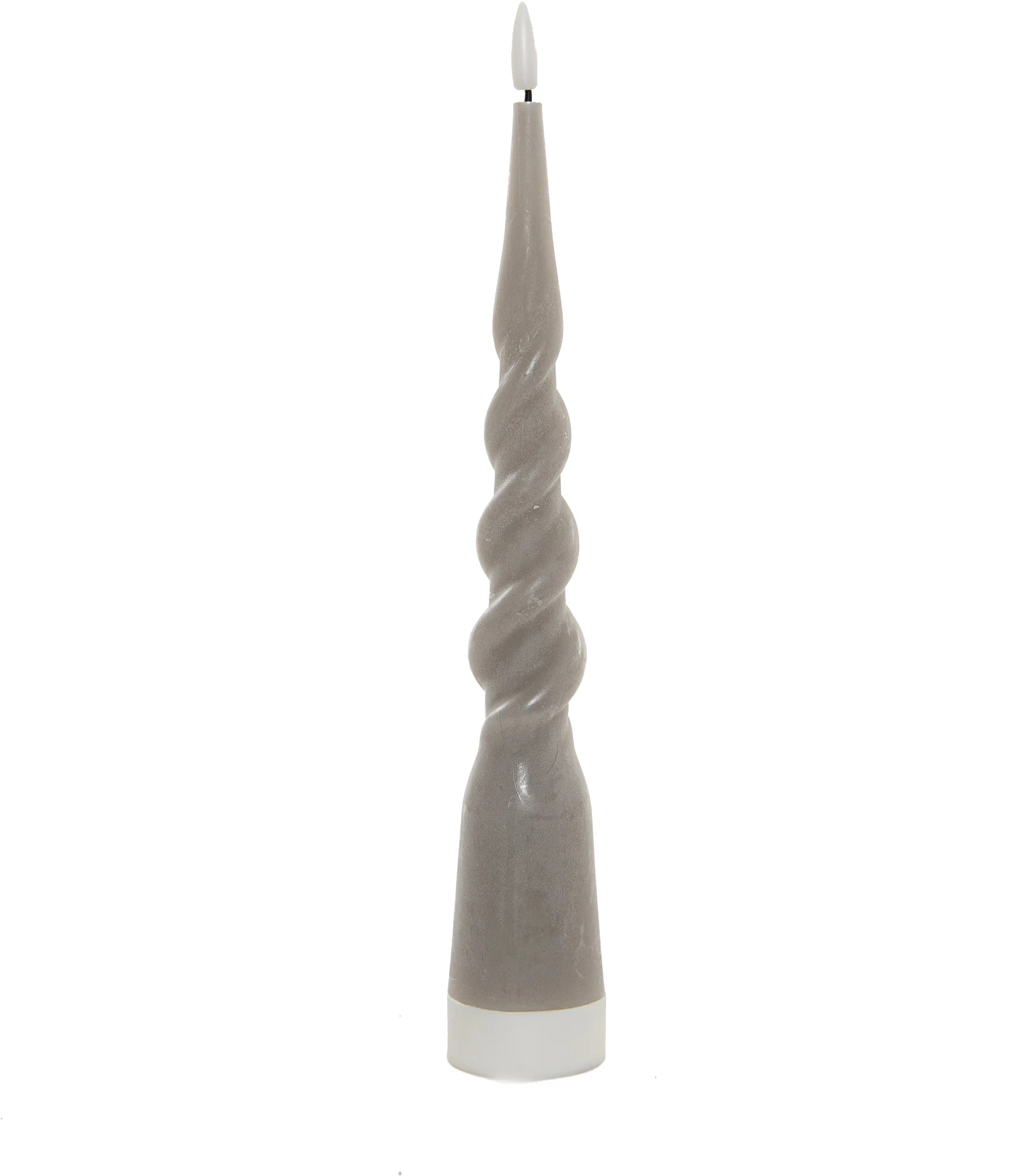 Anna's Collection LED dinerkaars Swirl taupe D 2 H 29 cm
