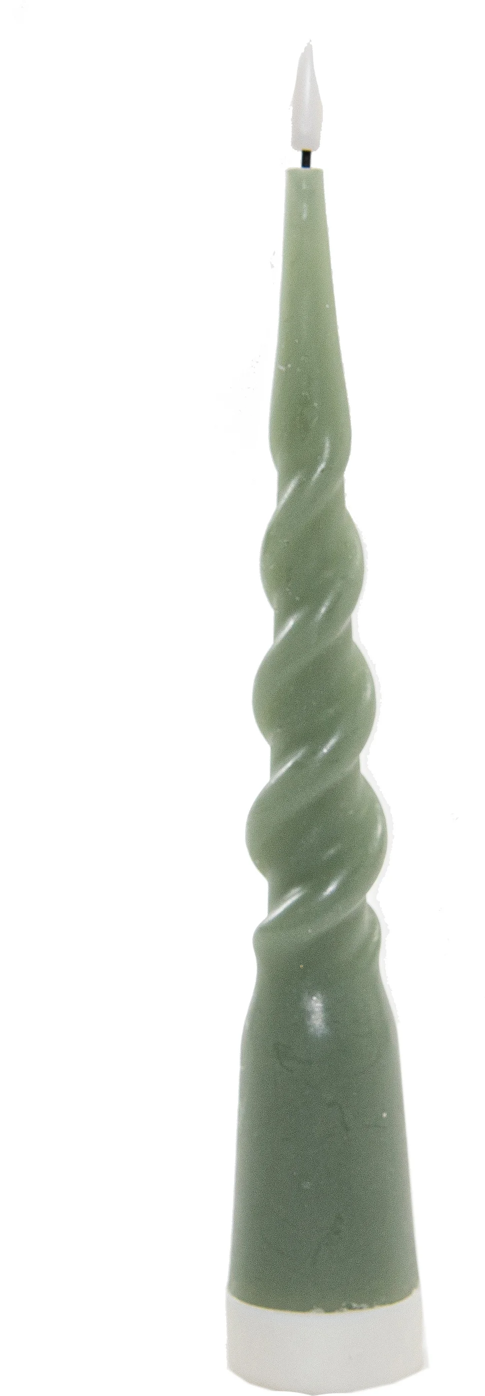 Anna's Collection LED dinerkaars Swirl groen D 2 H 29 cm